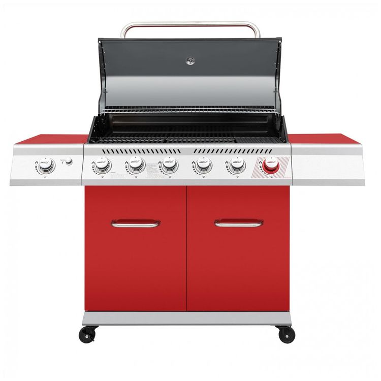 Churrasqueira-a-Gas-74.000-BTU-com-6-Queimadores-2-Portas-e-foto-1