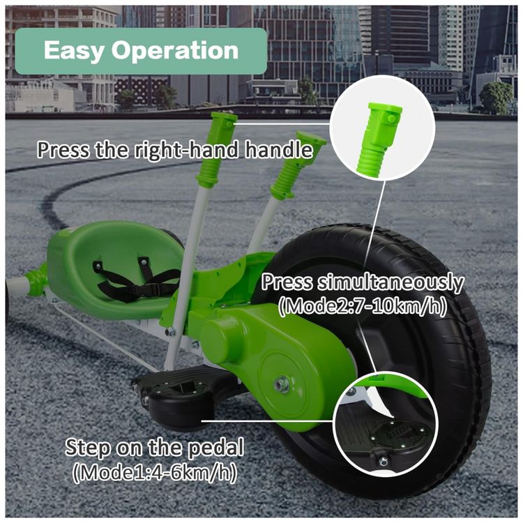 Triciclo-de-Tracao-Eletrico-Infantil-12V-com-3-Rodas-e-foto-2