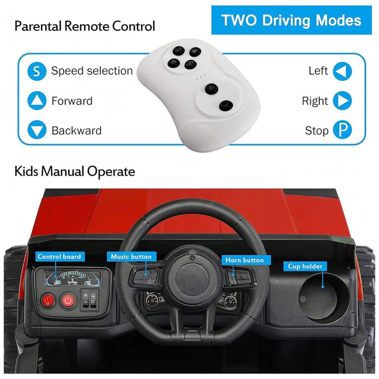 Caminhao-Eletrico-Infantil-12V-1-Assento-com-Controle-Remoto-foto-5