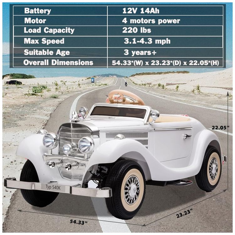 Carro-Carrinho-Eletrico-Infantil-a-Bateria-12V-1-Assento-foto-5
