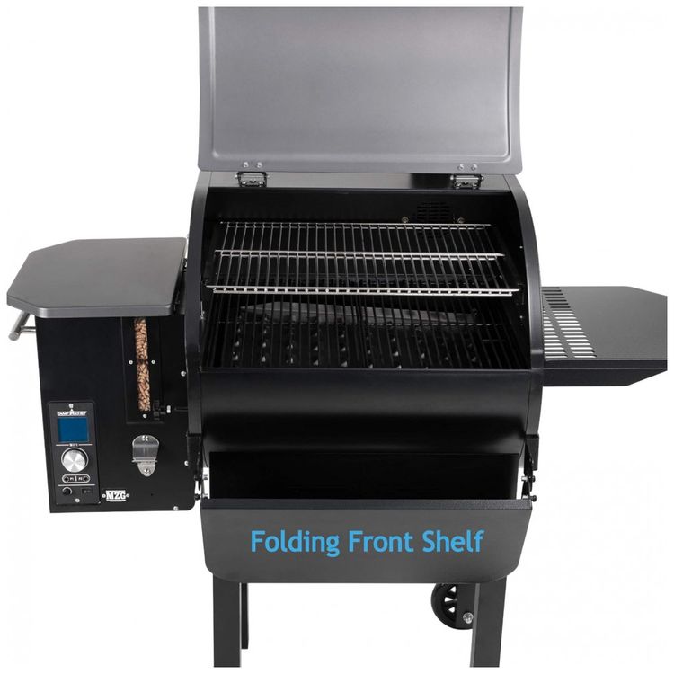 SmokePro-Slide-Smoker-com-Prateleira-Frontal-Dobravel-Grelha-foto-2