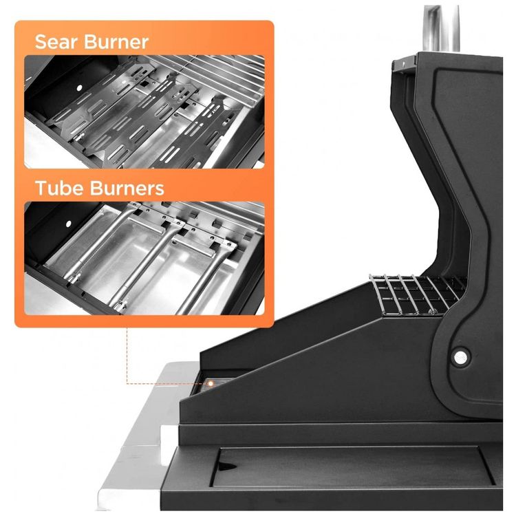 Churrasqueira-a-Gas-39.950-BTU-com-3-Queimadores-2-Portas-e-foto-4