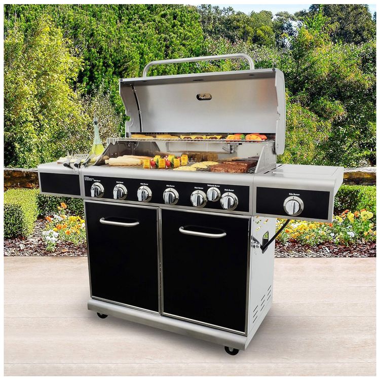 Churrasqueira-a-Gas-73.000-BTU-com-6-Queimadores-2-Portas-e-foto-1