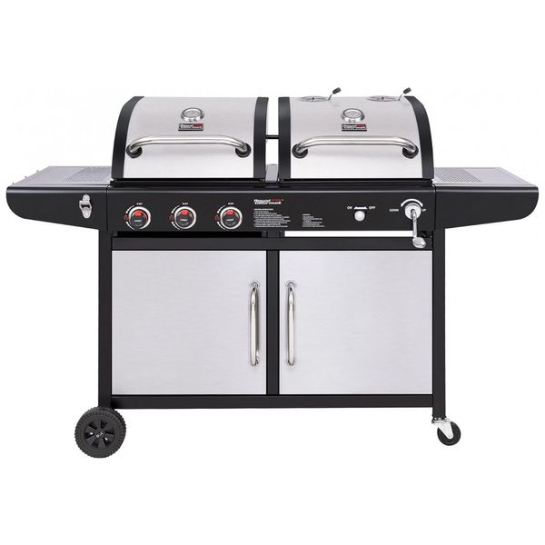 Churrasqueira-a-Gas-25.500-BTU-com-3-Queimadores-e-Mesas-foto-0