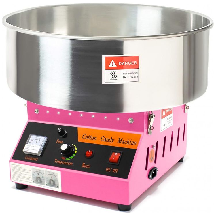 Maquina-de-Algodao-Doce-Eletrica-com-Tigela-de-Aco-foto-0