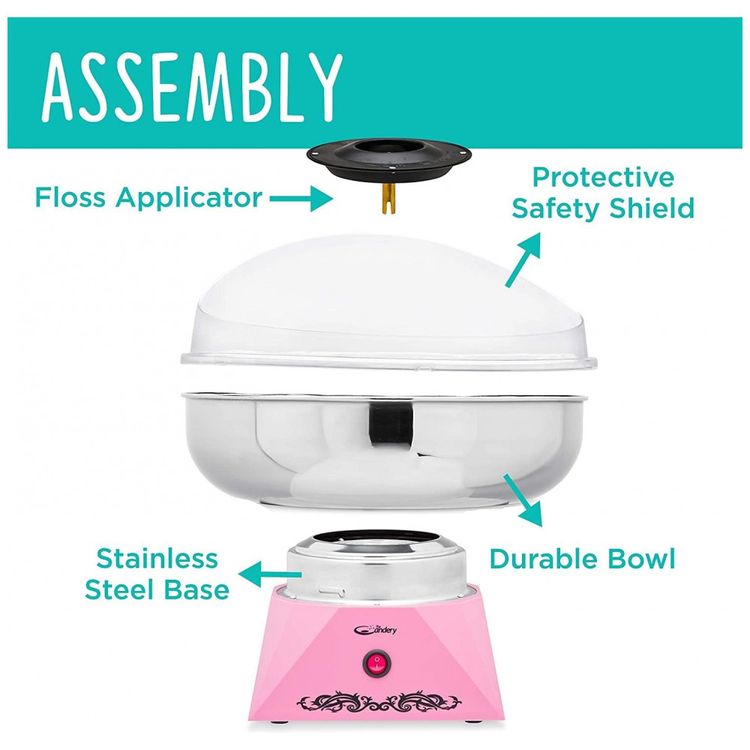 Premium-Cotton-Candy-Machine-Quartz-Upgraded-Large-Stainless-foto-1