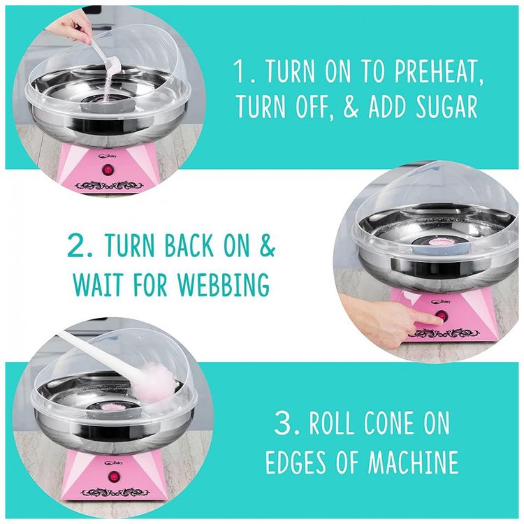 Premium-Cotton-Candy-Machine-Quartz-Upgraded-Large-Stainless-foto-3