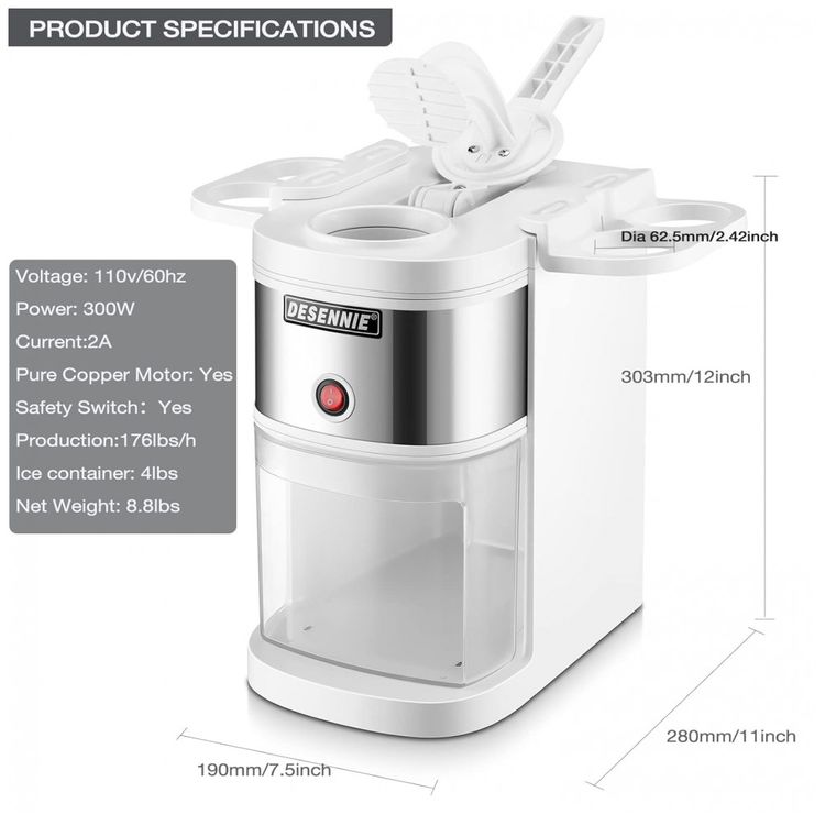 Maquina-de-Raspadinha-Eletrica-Produz-ate-79-kg-h-300W-foto-1