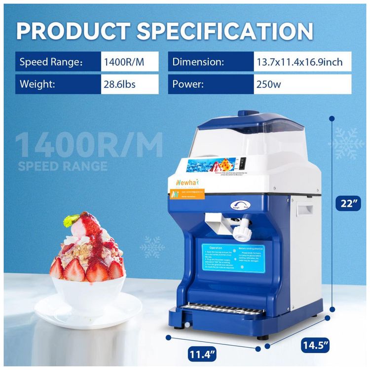 Maquina-de-Raspadinha-Automatica-Produz-ate-200kg-h-300W-foto-4