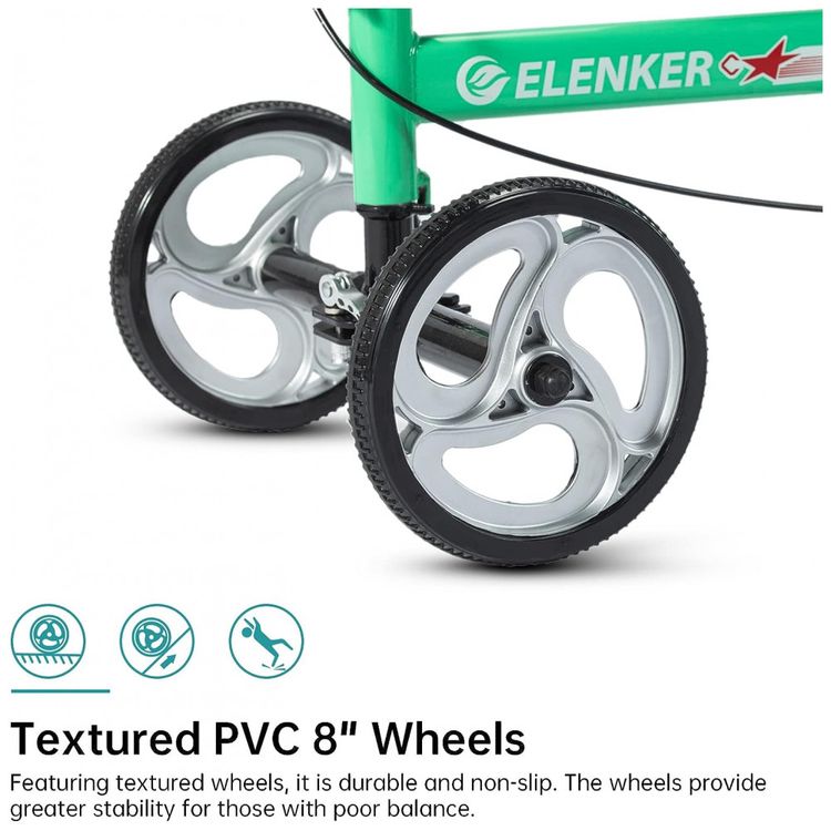ELENKER-Knee-Scooter-with-Basket-Dual-Braking-System-for-foto-2