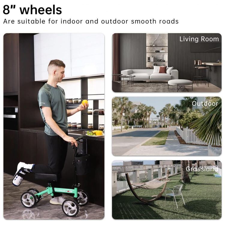 ELENKER-Knee-Scooter-with-Basket-Dual-Braking-System-for-foto-3