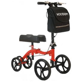 Andador-4-Rodas-Dobravel-com-Cesta-e-Apoio-para-Joelho-Ideal-foto-0