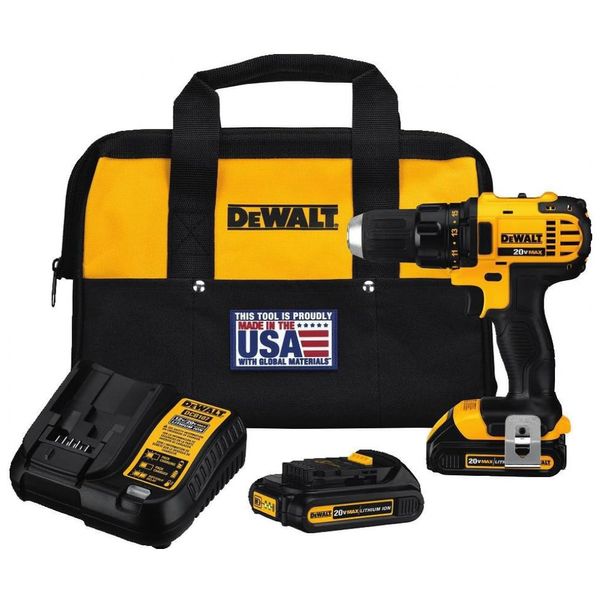 Kit-Furadeira-sem-Fio-20V-MAX-Compacta-com-Bolsa-de-foto-0