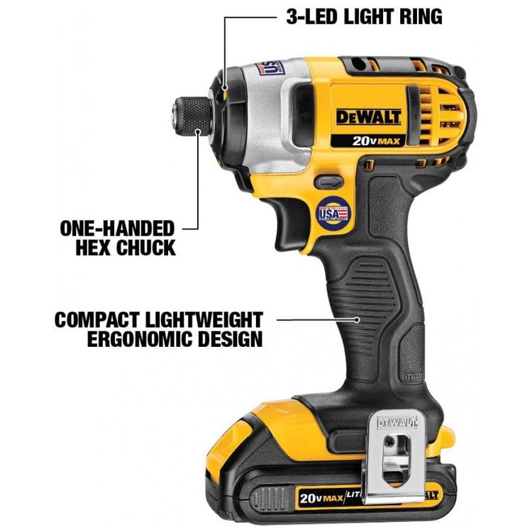 Chave-de-Impacto-Apenas-Ferramenta-DEWALT-DCF885B-Amarelo-foto-1
