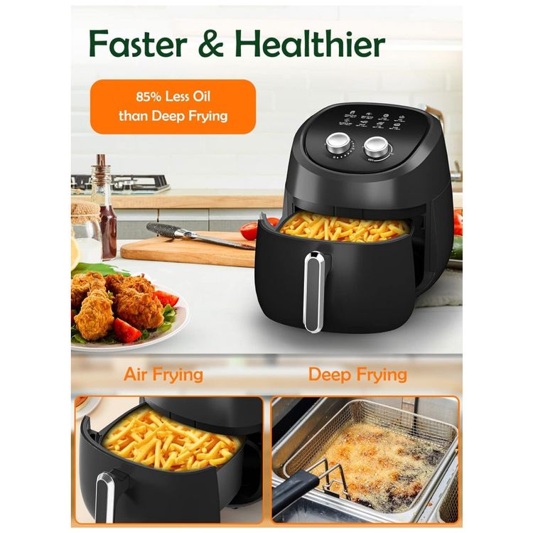 Fritadeira-Eletrica-AirFryer-4.5L-de-Capacidade-e-Painel-de-foto-1