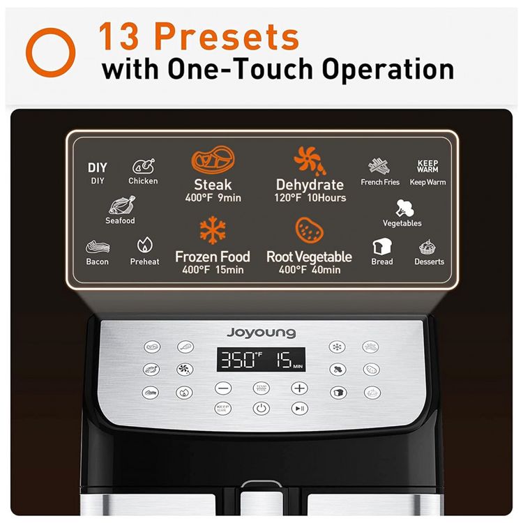 Fritadeira-Eletrica-AirFryer-5.8L-de-Capacidade-com-Painel-foto-3