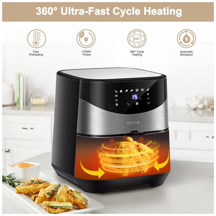 Fritadeira-Eletrica-AirFryer-5.3L-de-Capacidade-com-Painel-foto-2