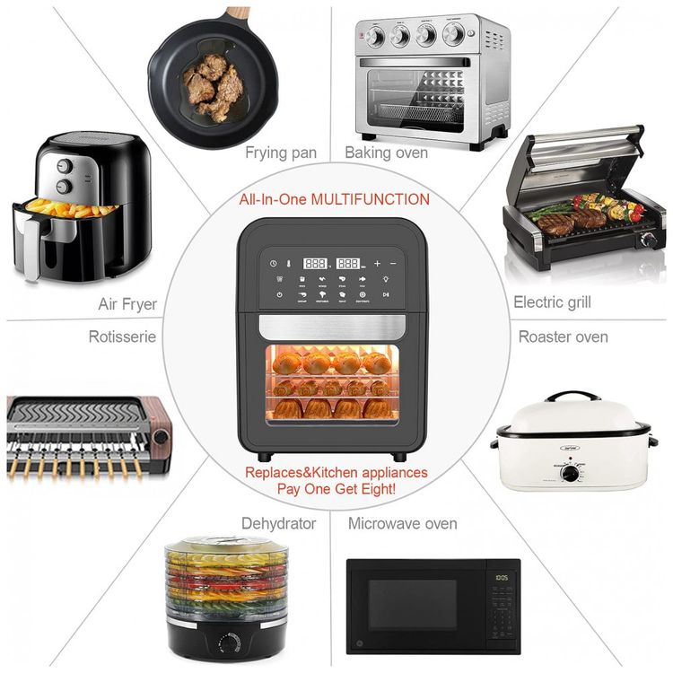 IVENY-Fritadeira-Eletrica-AirFryer-6.5L-de-Capacidade-e-foto-2