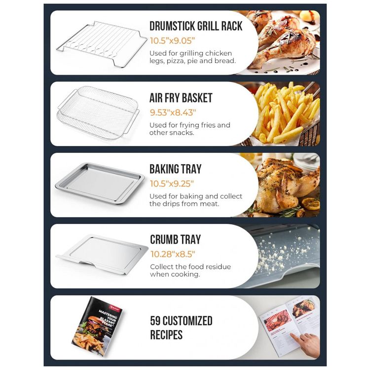 Forno-Eletrico-de-Bancada-20L-Multifuncoes-com-Painel-foto-5