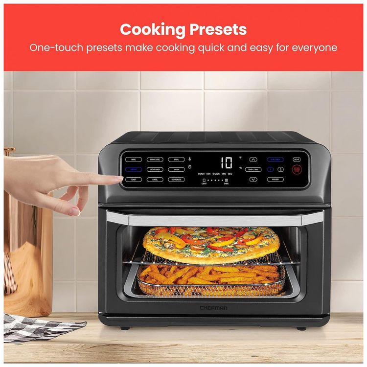 Forno-Eletrico-de-Bancada-21L-9-em-1-Multifuncoes-com-Painel-foto-3