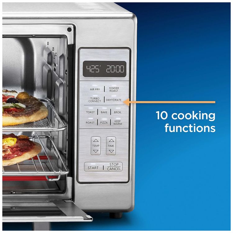 Forno-Eletrico-de-Bancada-10-em-1-Multifuncoes-em-Aco-foto-4