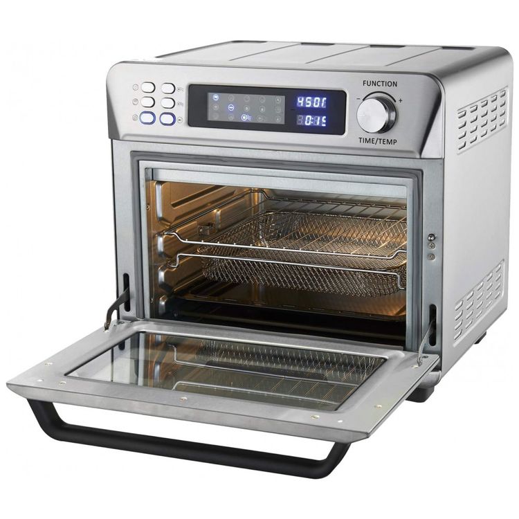 Forno-Eletrico-de-Bancada-26L-10-em-1-Multifuncoes-em-Aco-foto-4