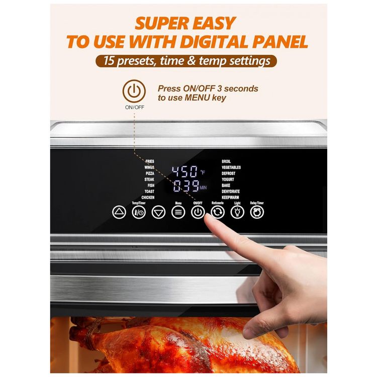 Forno-Eletrico-de-Bancada-16L-10-em-1-Multifuncoes-com-7-foto-3