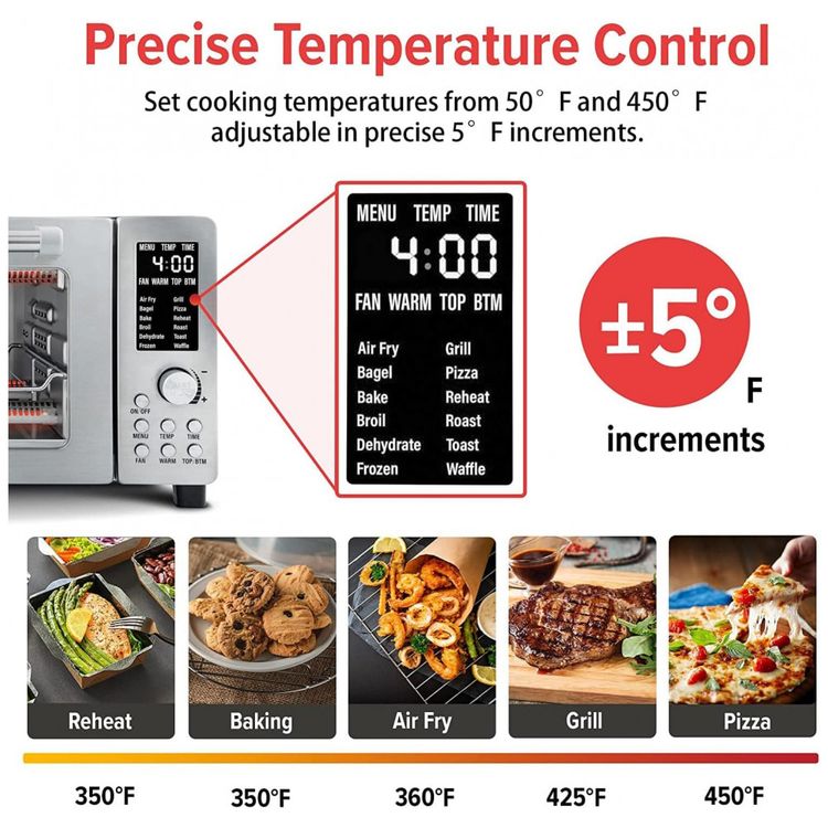 Forno-Eletrico-de-Bancada-19L-12-em-1-Multifuncoes-com-foto-1