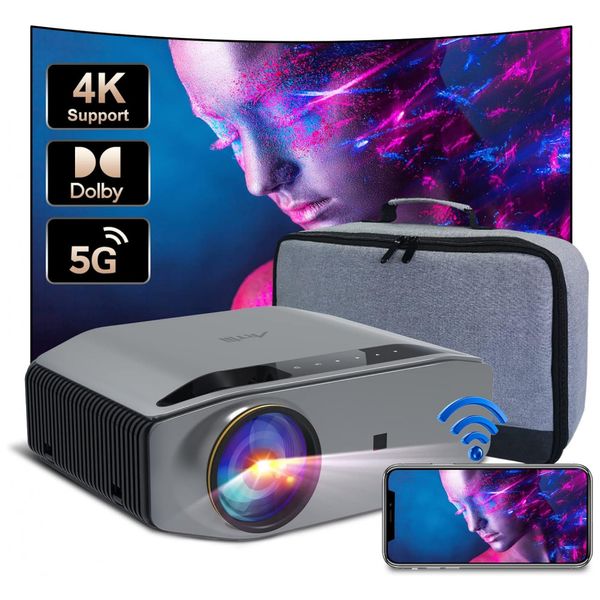 Projetor-1080P-340-Lumens-com-Wi-Fi-5G-Compativel-com-TV-foto-0