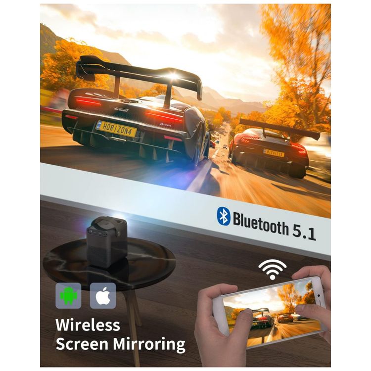 Projetor-Full-HD-Ideal-para-Filmes-com-Bluetooth-e-Wi-Fi-5G-foto-1