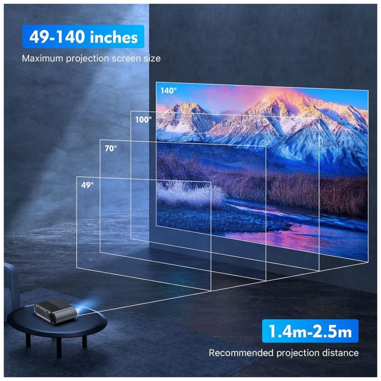 Projetor-HD-1080P-com-Wi-Fi-5G-e-Bluetooth-8500-Lumens-e-foto-3