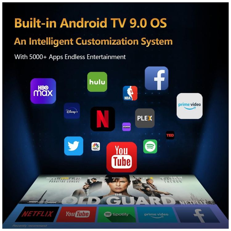 Projetor-1080Px1920P-HD-4K-8000-Lumens-com-Bluetooth-foto-2