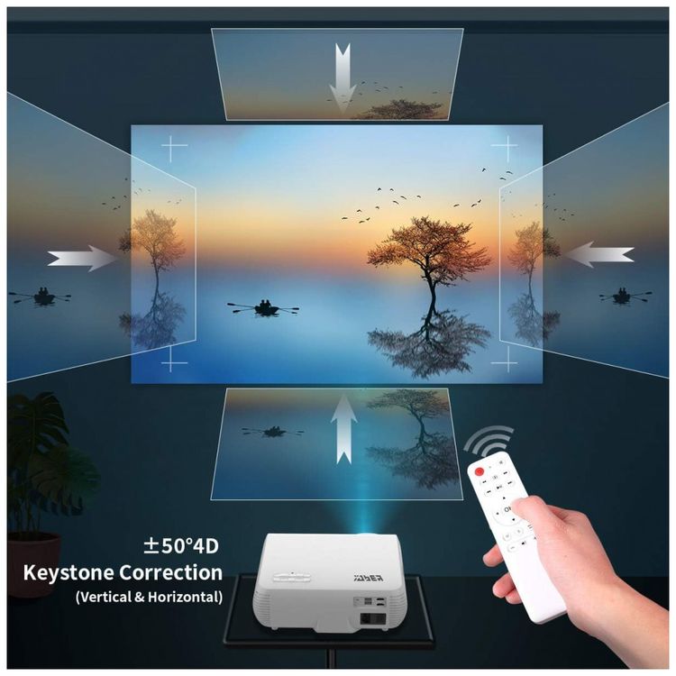 Projetor-4K-1080P-7000-Lumens-Compativel-com-Telefone-PC-foto-4