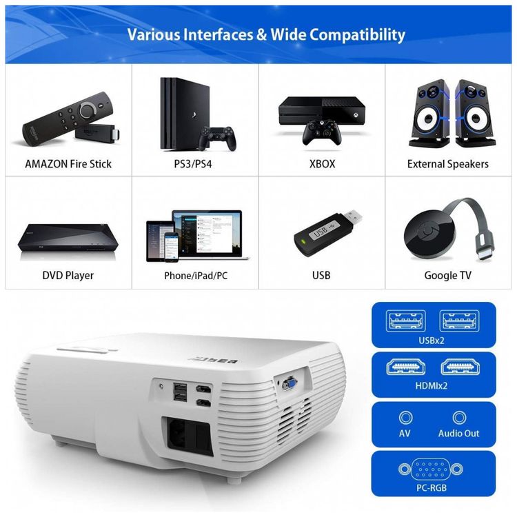 Projetor-4K-1080P-7000-Lumens-Compativel-com-Telefone-PC-foto-5
