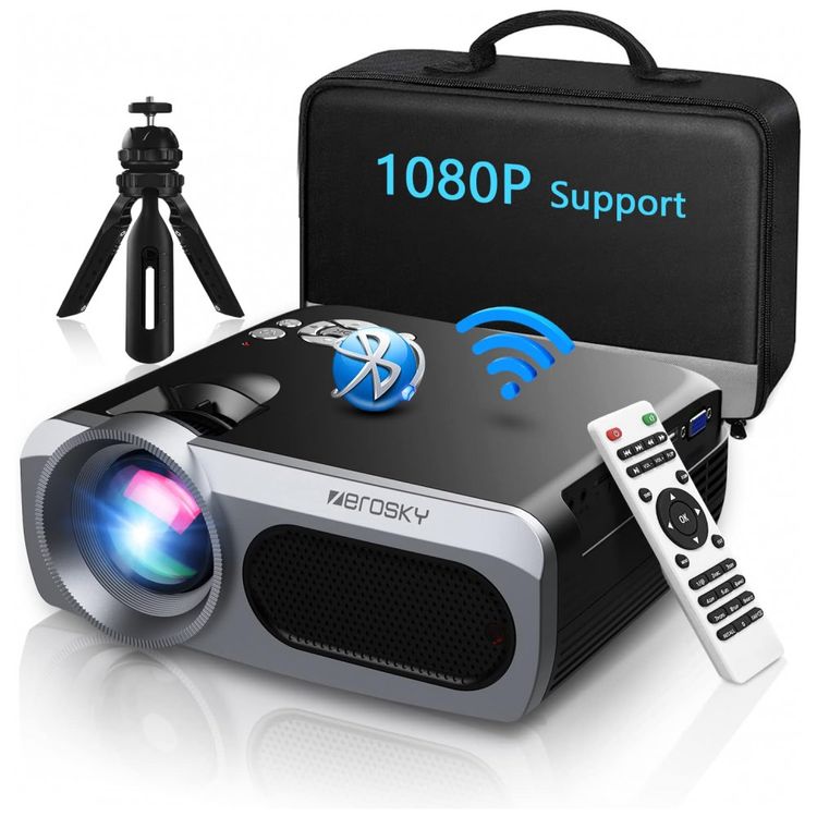 Projetor-Portatil-HD-1080P-Compativel-com-PC-PS4-e-TV-foto-0