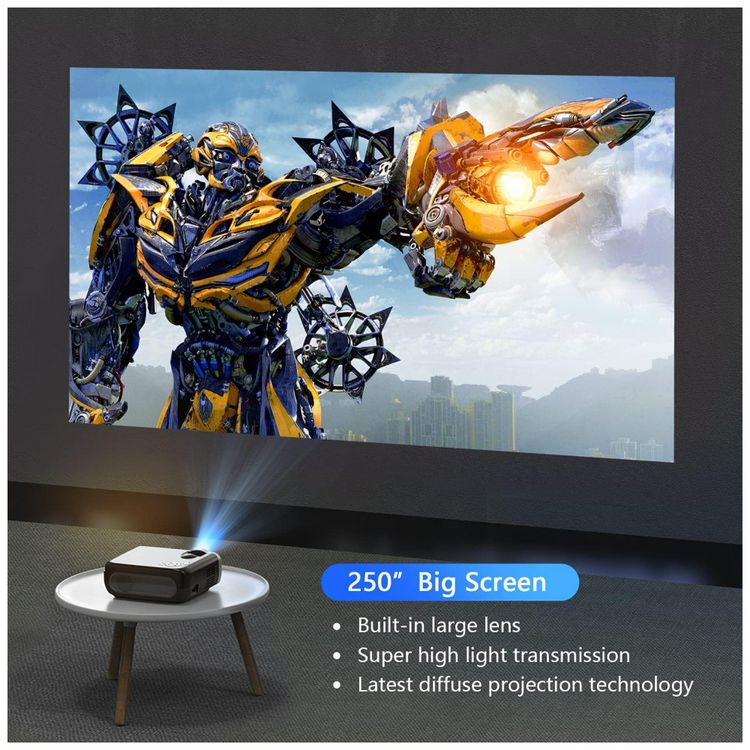 Projetor-Portatil-HD-1080P-Compativel-com-PC-PS4-e-TV-foto-2