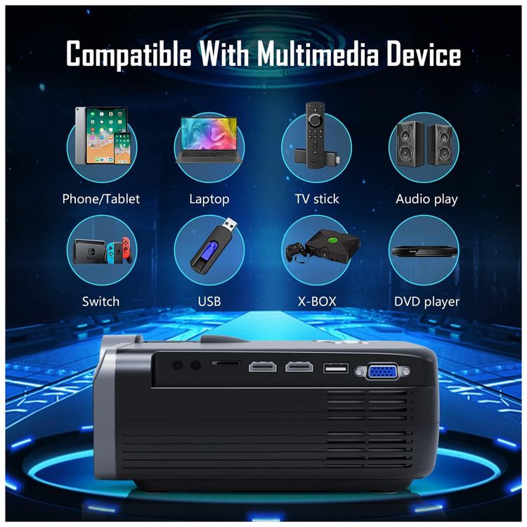 Projetor-Portatil-HD-1080P-Compativel-com-PC-PS4-e-TV-foto-5