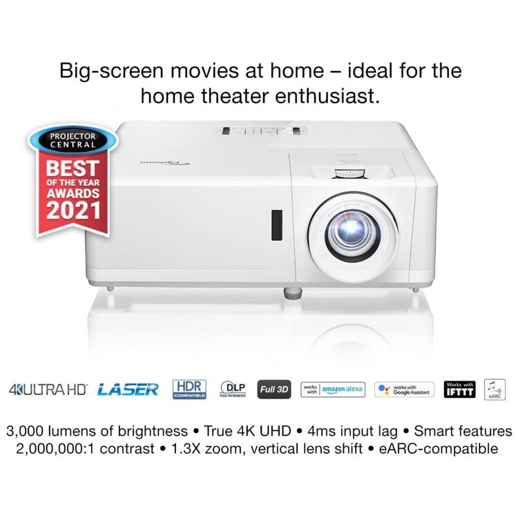 Projetor-Inteligente-LED-4K-UHD-Laser-3000-Lumens-com-Ajuste-foto-1