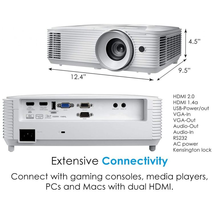 Projetor-4000-Lumens-4K-Resposta-Rapida-de-120Hz-com-Zoom-foto-5