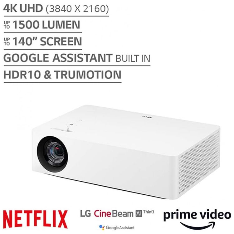 DLP-Projetor-Inteligente-4K-UHD-1500-Lumens-com-Bluetooth-foto-1