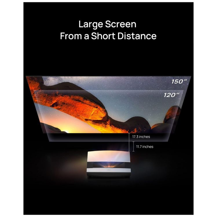Aura-Projetor-Laser-4K-UHD-2400-Lumens-com-Alto-Falantes-Hn-foto-2