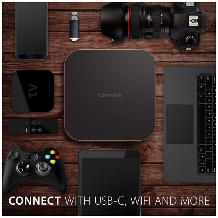 Projetor-LED-Portatil-1080P-1200-Lumens-com-Bluetooth-e-Foco-foto-3