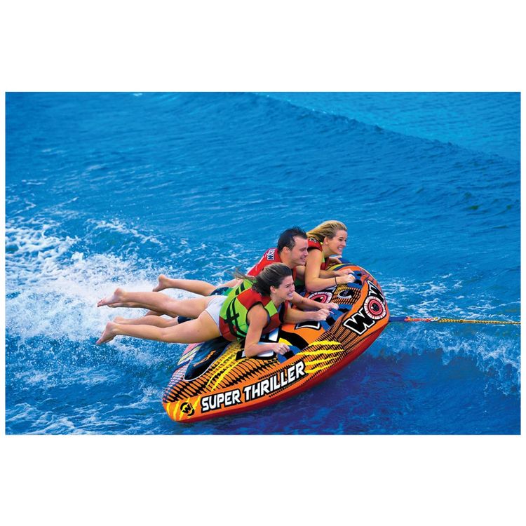 Boia-Rebocavel-Aquatica-para-4-Pessoas-Amarela-WOW-SPORTS-foto-1
