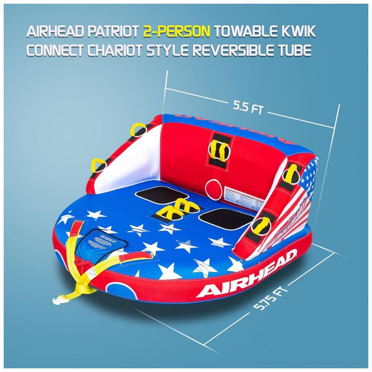 Boia-Rebocavel-Aquatica-para-3-Pessoas-AIRHEAD-Azul-foto-1