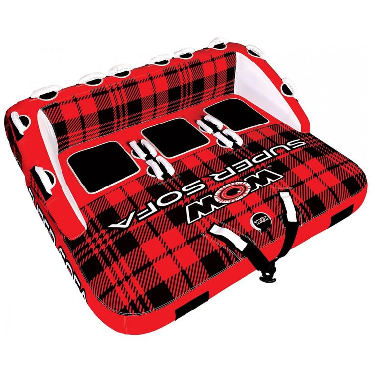 Boia-Rebocavel-Aquatica-para-3-Pessoas-WOW-SPORTS-Vermelho-foto-1