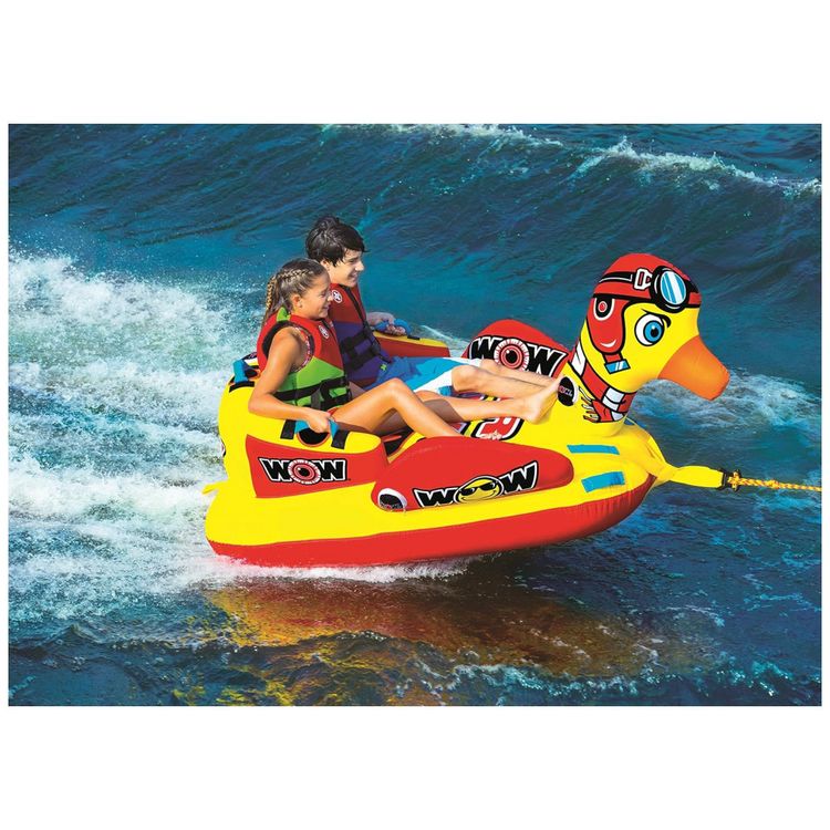 World-Boia-Rebocavel-Aquatica-para-1-Pessoa-Amarela-WOW-foto-1