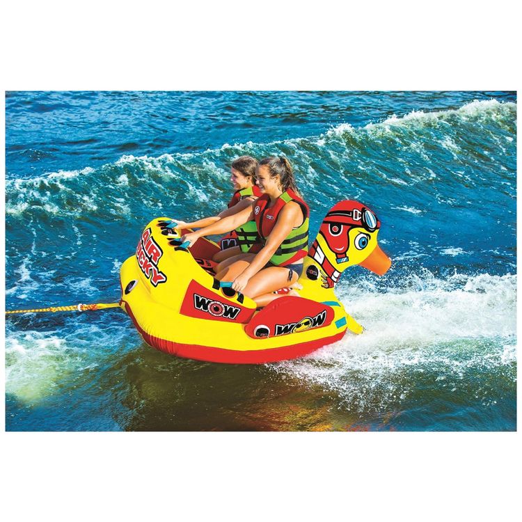 World-Boia-Rebocavel-Aquatica-para-1-Pessoa-Amarela-WOW-foto-4