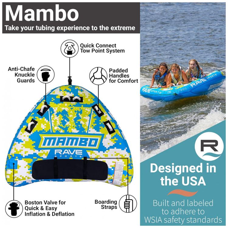 Boia-Rebocavel-Aquatica-para-3-Pessoas-RAVE-SPORTS-Azul-foto-5