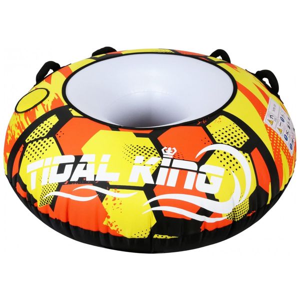 Boia-Rebocavel-Aquatica-para-2-Pessoas-Amarela-TIDAL-KING-foto-0