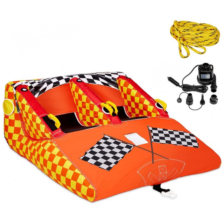 Boia-Rebocavel-Aquatica-para-3-Pessoas-SUNNY-FUN-Laranja-foto-0